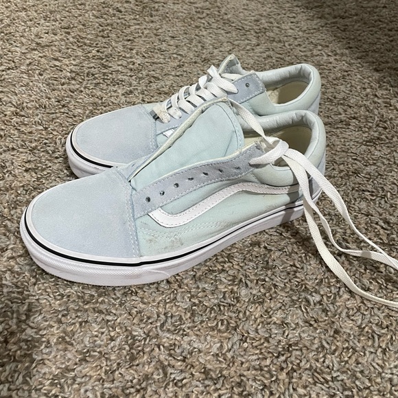 Baby Blue Old School Vans - Picture 3 of 3